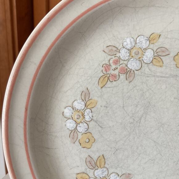 Vintage Hearthside Chantilly Fleur de Bois Salad/Dessert Plates, Set of 4 - Picture 3 of 9